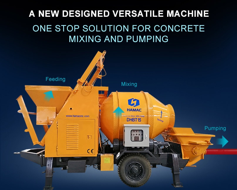 Concrete Mixer with Pump