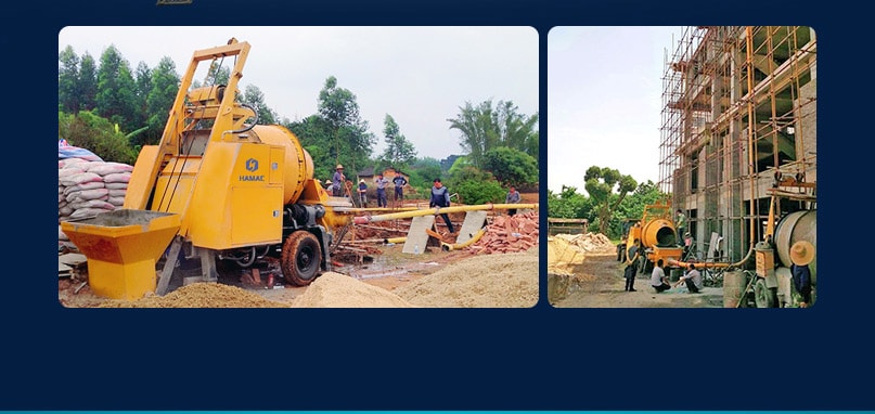 Concrete Mixer with Pump