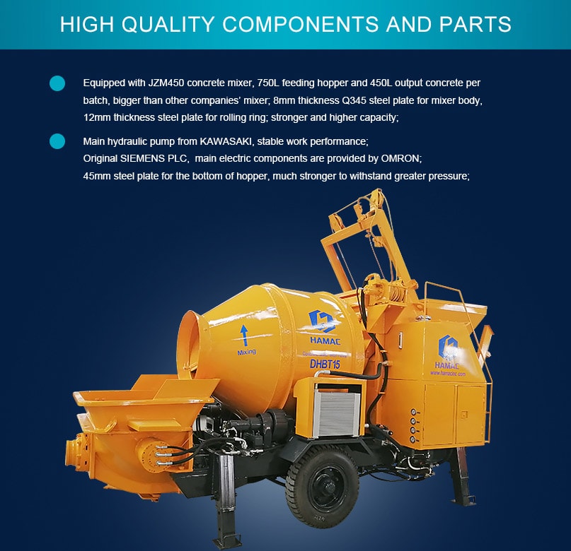 Concrete Mixer with Pump