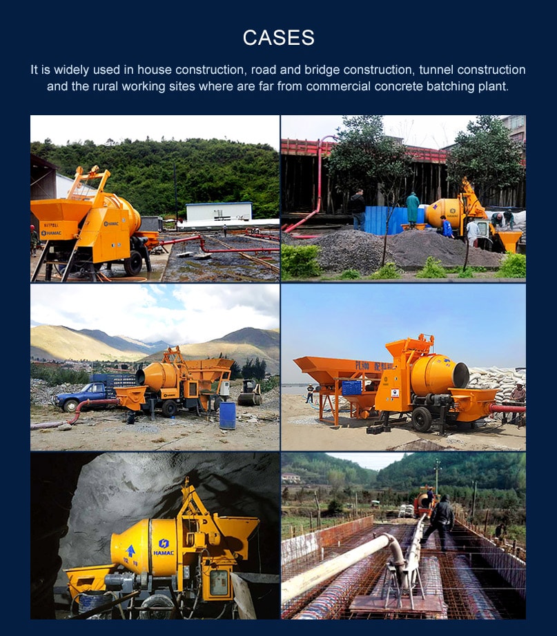 Concrete Mixer with Pump