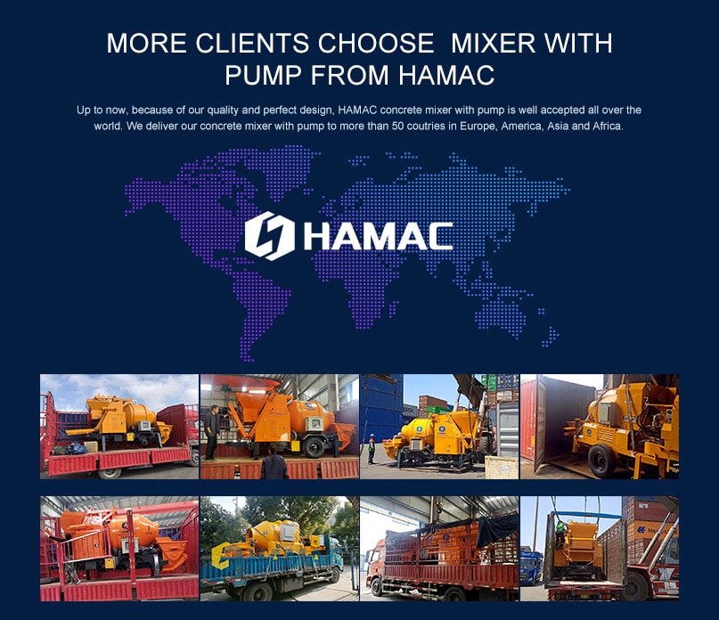 Concrete Mixer with Pump