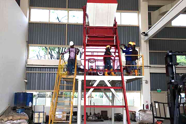 Technologie européenne HTS1500. Bétonnière à Singapour