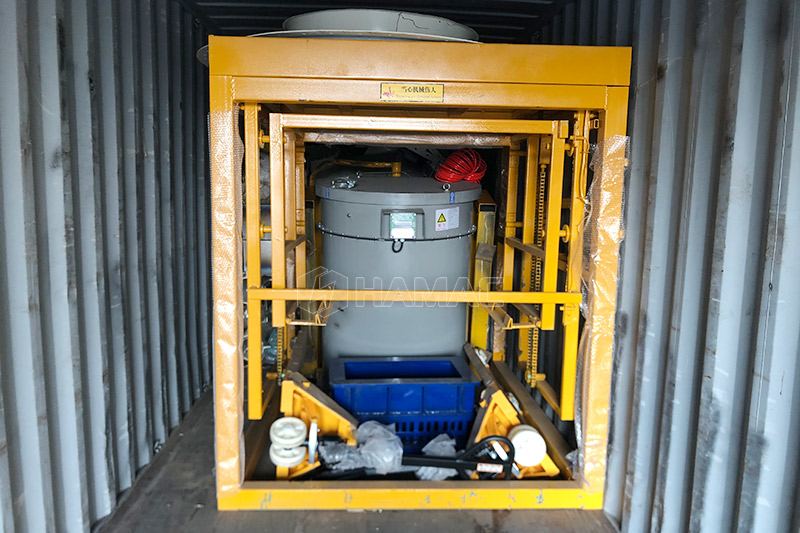 Machine de fabrication de blocs de béton